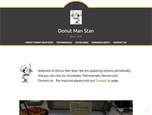 Tablet Screenshot of donutmanstan.com